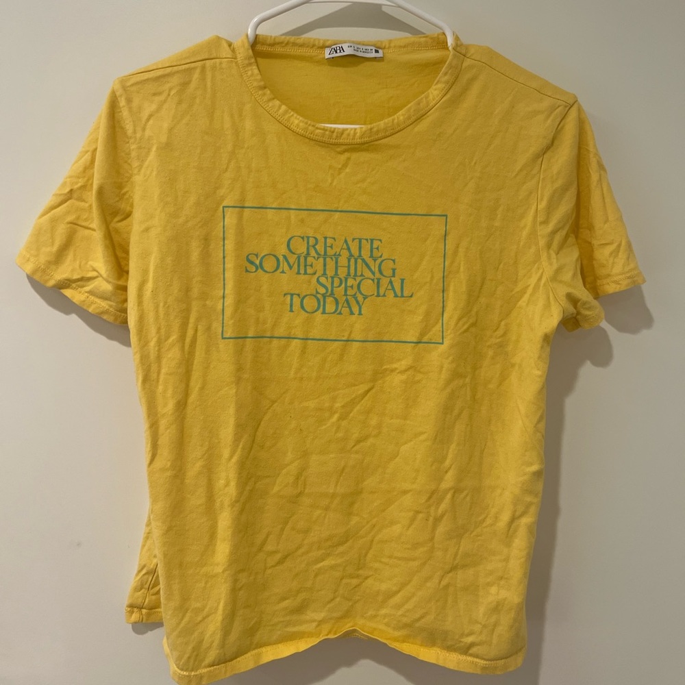 Zara yellow TShirt